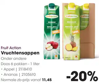 HANOS Fruit Action Vruchtensappen aanbieding