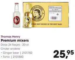 HANOS Thomas Henry Premium mixers aanbieding