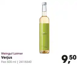 HANOS Weingut Loimer Verjus aanbieding