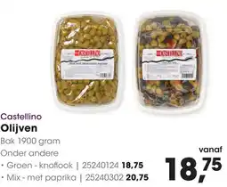 HANOS Castellino Olijven aanbieding