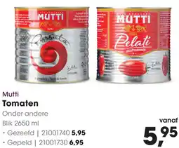 HANOS Mutti Tomaten aanbieding