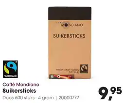 HANOS Caffè Mondiano Suikersticks aanbieding