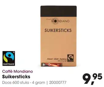 HANOS Caffè Mondiano Suikersticks aanbieding