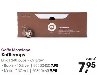 HANOS Caffè Mondiano Koffiecups aanbieding