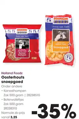 HANOS Holland Foodz Oosterhouts snoepgoed aanbieding