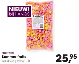 HANOS Fruittella Summer fruits aanbieding