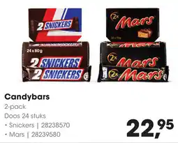 HANOS Candybars aanbieding