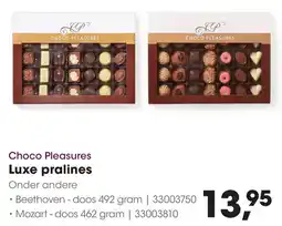 HANOS Choco Pleasures Luxe pralines aanbieding