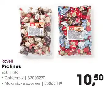 HANOS Rovelli Pralines aanbieding