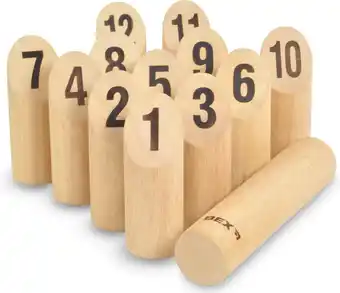 Bol.com Bex Sport Original Numbers Kubb Rubberhout aanbieding