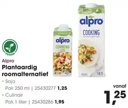 HANOS Alpro Plantaardig roomalternatief aanbieding