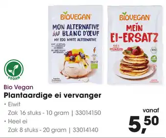 HANOS Bio Vegan Plantaardige ei vervanger aanbieding