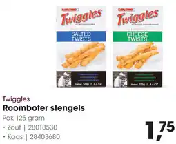 HANOS Twiggles Roomboter stengels aanbieding