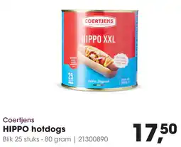 HANOS Coertjens HIPPO hotdogs aanbieding
