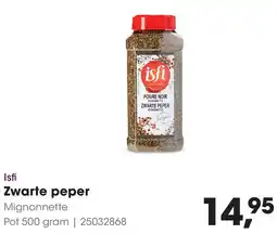 HANOS Isfi Zwarte peper aanbieding