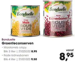 HANOS Bonduelle Groenteconserven aanbieding