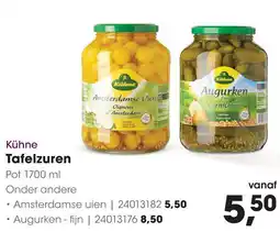 HANOS Kühne Tafelzuren aanbieding
