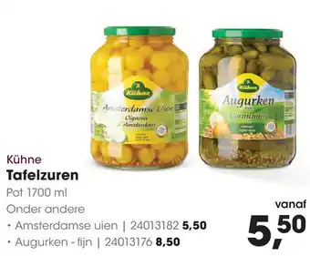 HANOS Kühne Tafelzuren aanbieding