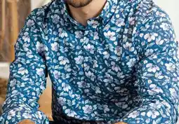 Van Dal Mannenmode Bartlett active overhemd blauw aanbieding