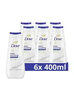 Wehkamp Dove Advanced Care Deeply Nourishing verzorgende douchegel - 6 x 400 ml aanbieding