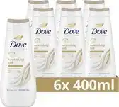 Wehkamp Dove Advanced Care Nourishing Silk verzorgende douchegel - 6 x 400 ml aanbieding