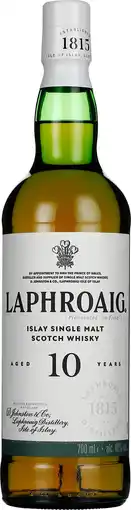Drankdozijn Laphroaig 10 years Single Malt 70CL aanbieding
