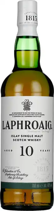 Drankdozijn Laphroaig 10 years Single Malt 70CL aanbieding