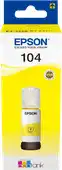Bol.com Epson 104 EcoTank - Inktfles / Geel aanbieding