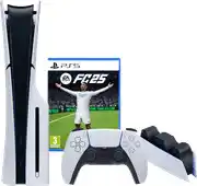 Coolblue PlayStation 5 Slim Disc Edition + FC 25 + Oplaadstation aanbieding