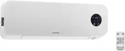 Bol.com Uniprodo wandverwarming - keramisch - 10 - 49 °C - 1000/2000 W - afstandsbediening - extra slank aanbieding