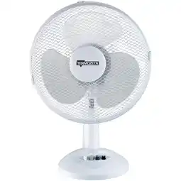 Bol.com Termozeta - Tafel Ventilator - Windzeta 30cm - Verkoeling - 3 Rotoren - Wit aanbieding