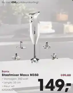 HANOS Bamix Staafmixer Maxx M350 aanbieding