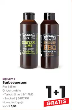HANOS Big Sam's Barbecuesaus aanbieding