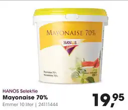 HANOS HANOS Selektie Mayonaise 70% aanbieding