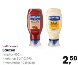 HANOS Hellmann's Sauzen aanbieding