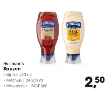 HANOS Hellmann's Sauzen aanbieding