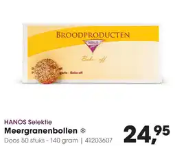 HANOS HANOS Selektie Meergranenbollen aanbieding