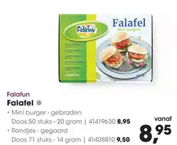 HANOS Falafun Falafel aanbieding