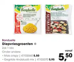 HANOS Bonduelle Diepvriesgroenten aanbieding