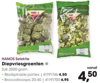 HANOS HANOS Selektie Diepvriesgroenten aanbieding
