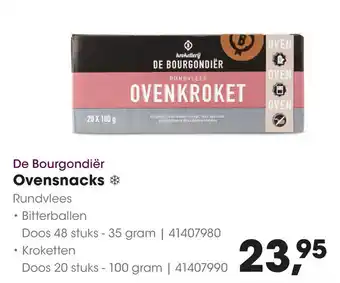 HANOS De Bourgondiër Ovensnacks aanbieding