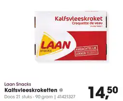 HANOS Laan Snacks Kalfsvleeskroketten aanbieding