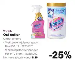 HANOS Vanish Oxi Action Onder andere aanbieding