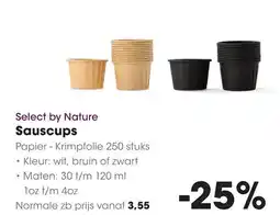 HANOS Select by Nature Sauscups aanbieding