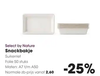 HANOS Select by Nature Snackbakje aanbieding