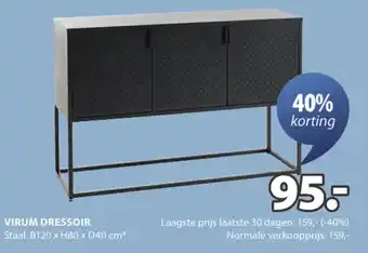 Jysk Virum dressoir aanbieding
