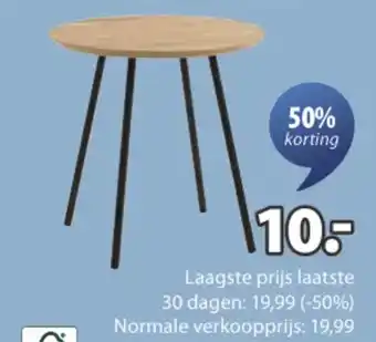 Jysk Nybo bijzettafel aanbieding