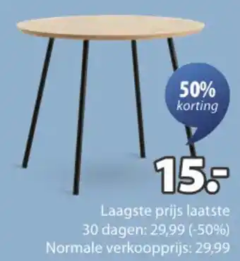 Jysk Nybo bijzettafel aanbieding