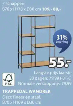 Jysk Trappedal wandrek aanbieding