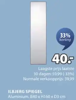 Jysk Ilbjerg spiegel aanbieding